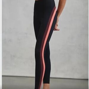 Black with pink stripe Splits59 leggings